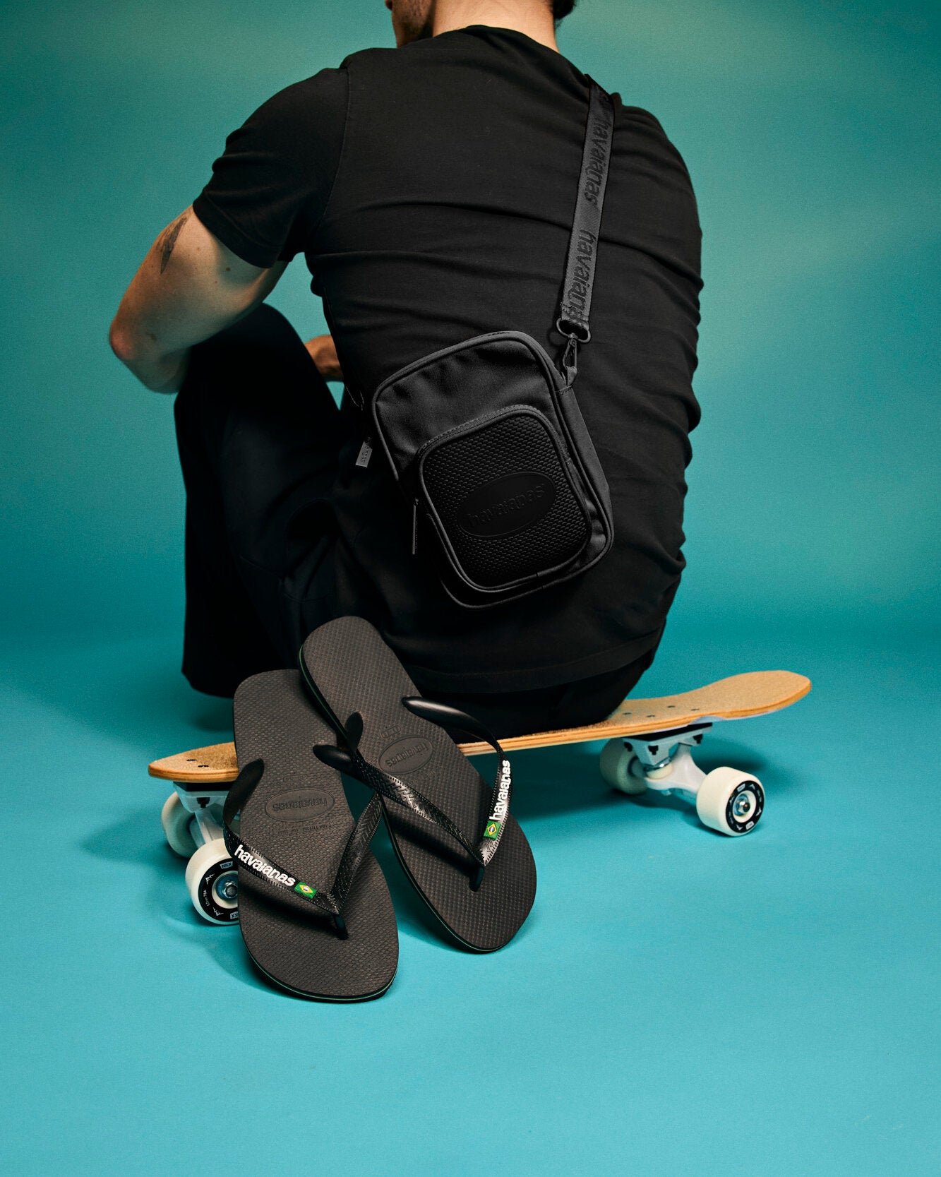 Brasil Logo klipklapper - 1069 Black/Black
